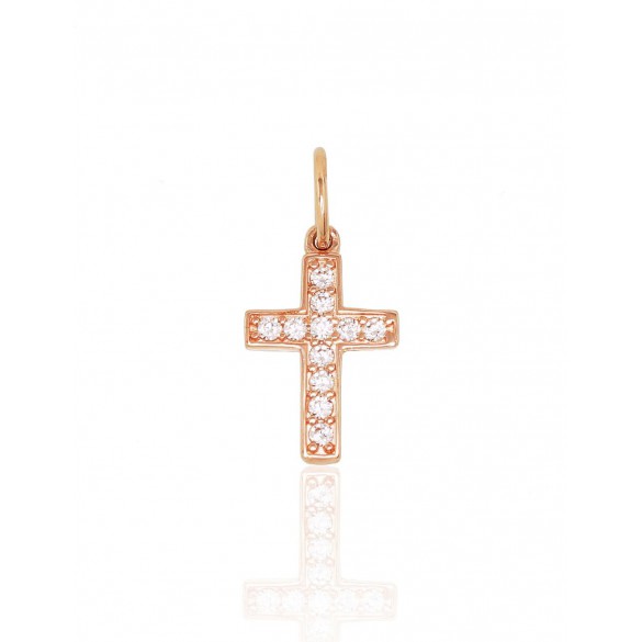 Zelta kulons 1300686(Au-R)_CZ, Sarkanais Zelts	585°, Cirkoni 