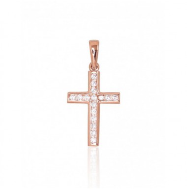 Zelta kulons 1300703(Au-R)_CZ, Sarkanais Zelts	585°, Cirkoni 