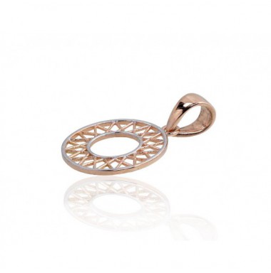 Zelta kulons 1300848(Au-R+PRh-W), Sarkanais Zelts	585°, rodijs (pārklājums) 