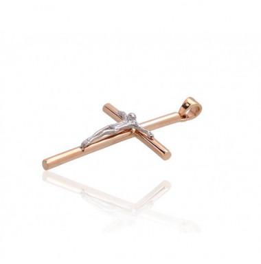 Zelta kulons 1300868(Au-R+Au-W), Sarkanais/Baltais Zelts	585°