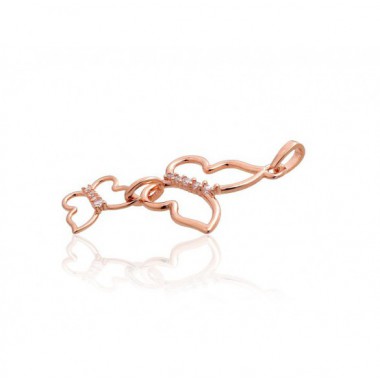 Zelta kulons 1300845(Au-R)_CZ, Sarkanais Zelts	585°, Cirkoni 