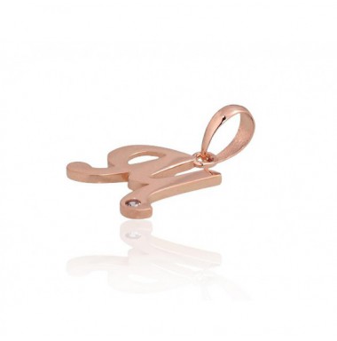 Zelta kulons 1300920(Au-R)_CZ, Sarkanais Zelts	585°, Cirkoni 