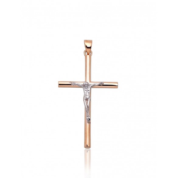 Zelta kulons 1300868(Au-R+Au-W), Sarkanais/Baltais Zelts	585°