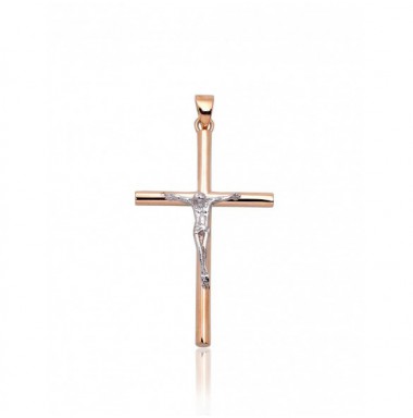 Zelta kulons 1300868(Au-R+Au-W), Sarkanais/Baltais Zelts	585°