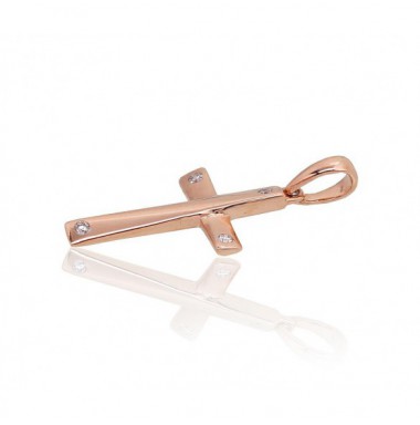 Zelta kulons 1300966(Au-R)_DI, Sarkanais Zelts	585°, Briljanti 