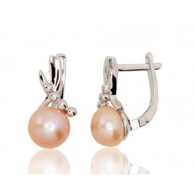 Sudraba auskari ar angļu slēdzēju