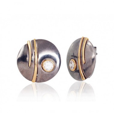 Sudraba auskari ar angļu slēdzēju