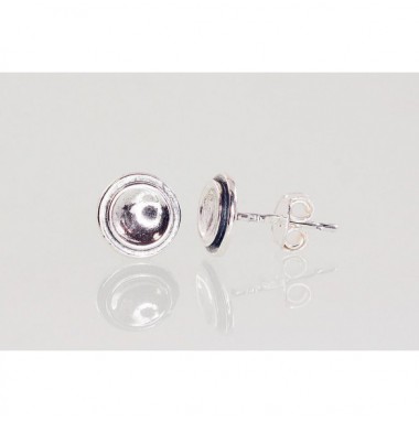 Sudraba auskari-puseti