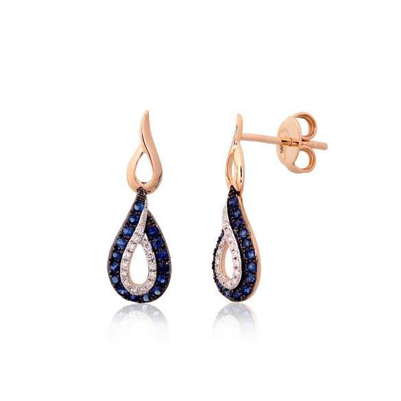 Zelta auskari-puseti