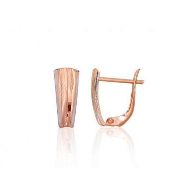 Zelta auskari ar angļu slēdzēju