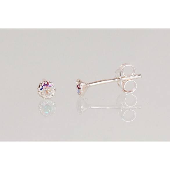 Sudraba auskari-puseti