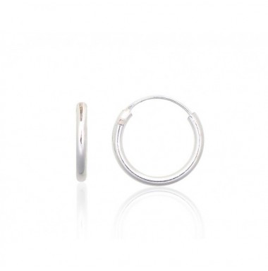 Sidabriniai auskarai –žiedai0