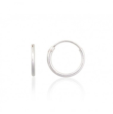 Sidabriniai auskarai –žiedai0