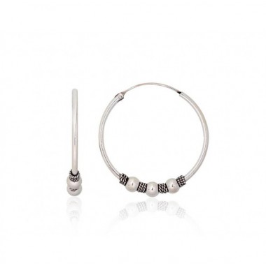 Sidabriniai auskarai –žiedai0