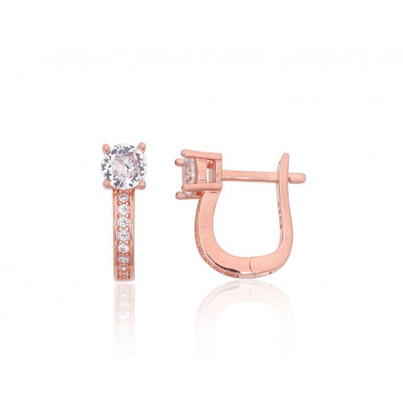 Sudraba auskari ar angļu slēdzēju