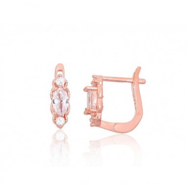 Sudraba auskari ar angļu slēdzēju