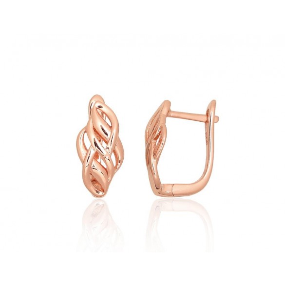 Sudraba auskari ar angļu slēdzēju