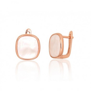 Sudraba auskari ar angļu slēdzēju