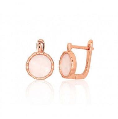 Sudraba auskari ar angļu slēdzēju