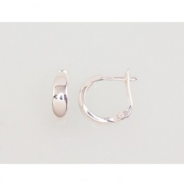 Sudraba auskari ar angļu slēdzēju