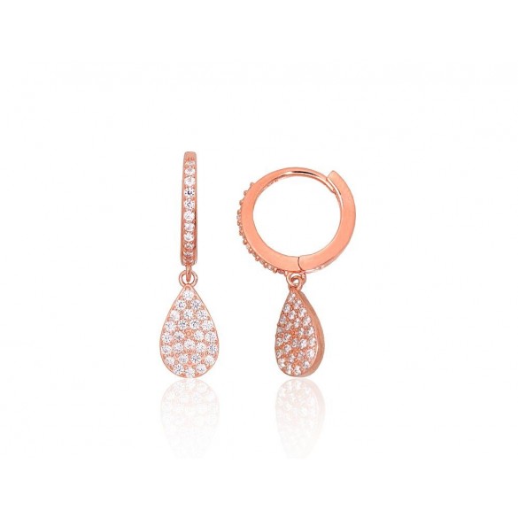 Sudraba auskari ar apaļu aizdāri