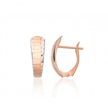 Zelta auskari ar angļu slēdzēju