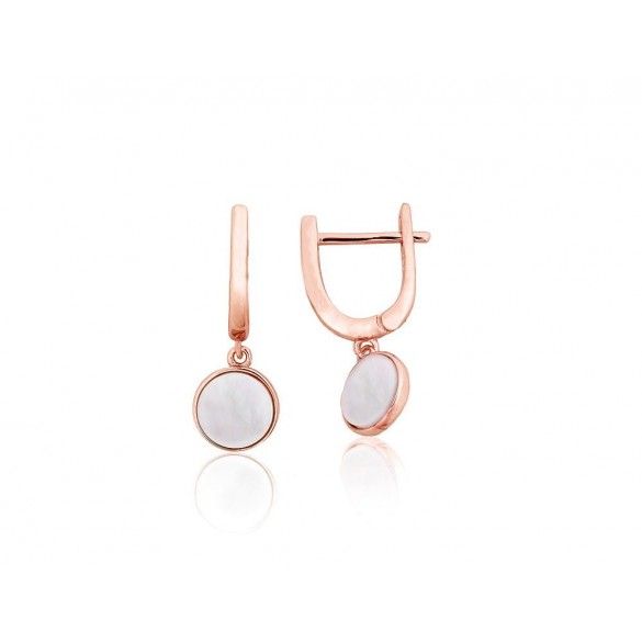 Sudraba auskari ar angļu slēdzēju