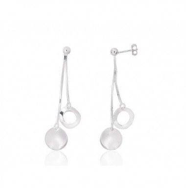 Sidabriniai auskarai –pusetai0