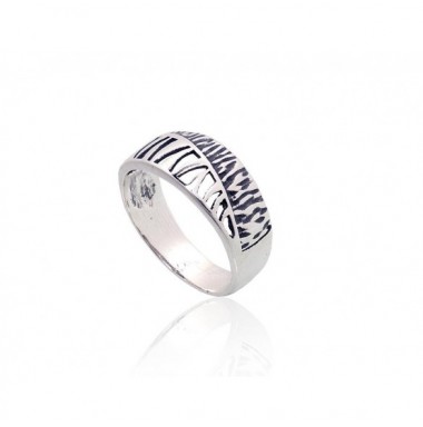 Sudraba gredzens 2101663(POx-Bk), Sudrabs	925°, oksids (pārklājums)