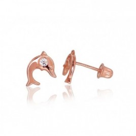 Auksiniai auskarai - pusetai su varžtais0