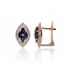 Auksiniai auskarai ant cilindrinės spynos0