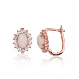 Auksiniai auskarai ant cilindrinės spynos0