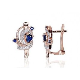 Auksiniai auskarai ant cilindrinės spynos0