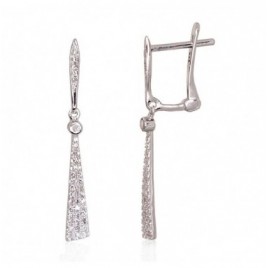 Auksiniai auskarai ant cilindrinės spynos0