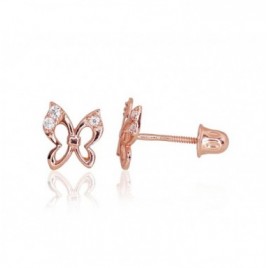 Auksiniai auskarai - pusetai su varžtais0