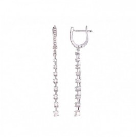 Auksiniai auskarai ant cilindrinės spynos0