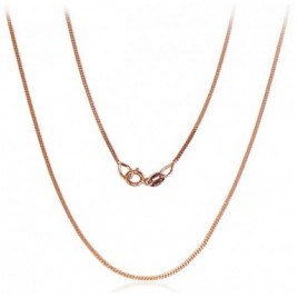 Auksinė grandinėlė Curb 1 mm , briaunų apdirbimas deimantu0