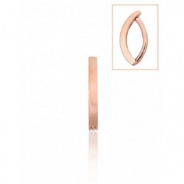 Auksinių auskarų vėrimas į bambą0