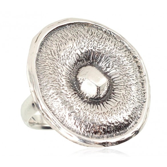 Sudraba gredzens 2101186(POx-Bk), Sudrabs	925°, oksids (pārklājums)