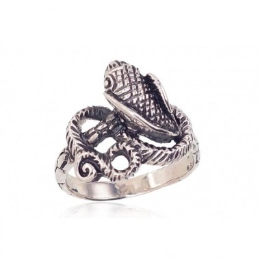 Sudraba gredzens 2101602(POX-BK), Sudrabs	925°, oksīds (pārklājums)