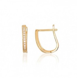 Sidabriniai auskarai ant cilindrinės spynos0