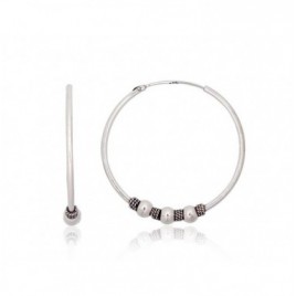 Sidabriniai auskarai –žiedai0