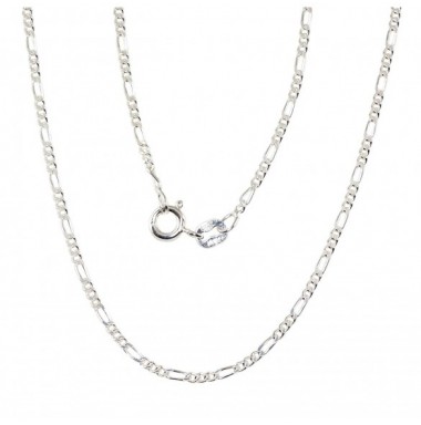 Sudraba ķēdīte Figaro 1,8 mm ,dimantu apstrādājums 2400052, Sudrabs	925°
