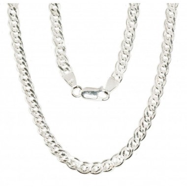Sudraba ķēdīte Mona Liza 4,9 mm , dimantu apstrādājums 2400062-bracelet, Sudrabs	925°