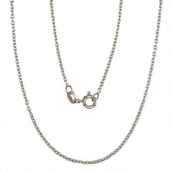 Sudraba ķēdīte Enkurs apaļš 1,1 mm 2400086(PRh-Gr), Sudrabs	925°, rodijs (pārklājums)