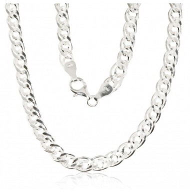 Sidabrinė grandinėlė Crandmother 6 mm , briaunų apdirbimas deimantu0