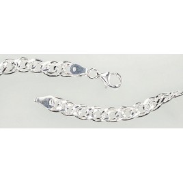 Sidabrinė grandinėlė Crandmother 6 mm , briaunų apdirbimas deimantu1