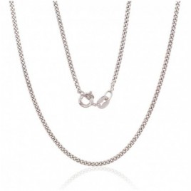 Sidabrinė grandinėlė Curb 2 mm , briaunų apdirbimas deimantu0