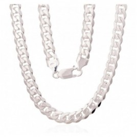 Sidabrinė grandinėlė Curb 6 mm0
