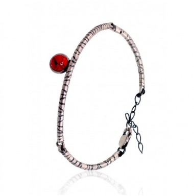 Sudraba aproce 2600290(Matt+POx-MattBk)_COX, Sudrabs	925°, oksids (pārklājums), Korallis (Imitācija) 